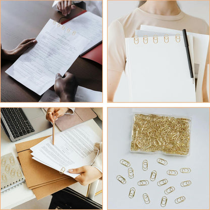 200 Pcs Small Heart Paper Clips Paperclips, 0.78 inch Cute Mini Paperclips