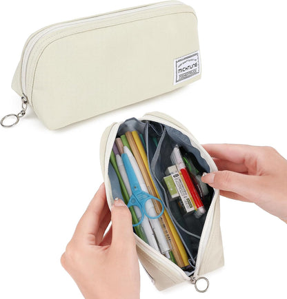 Pencil Case,Large Opening Pencil Pouch,Zipper Closure,Portable Stationery Organizer pencil bag,Office Travel Multi-Purpose Bag