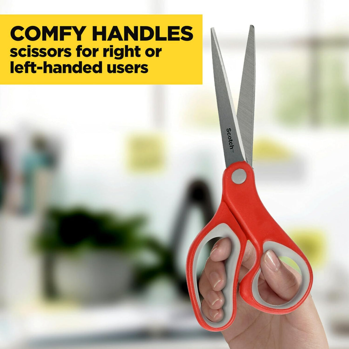 Scotch Multi-Purpose Stainless Steel All-Purpose 2 Pairs of Scissors, 8"