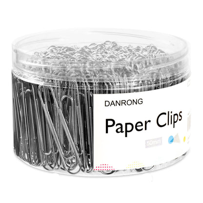 Silver Jumbo Paper Clips, 270pcs 2 Inch (50 mm) Paper Clip, Large Paperclips Great for Office School and Personal Use(2 in, Silver)