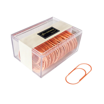 Gold Large Paper Clips, 50pcs 50mm/1.97" Oversized Jumbo Wide Planner Giant Paper Clip Non Skid Smooth Finish Steel Wire Office Supply Invitation Accessories (Gold)