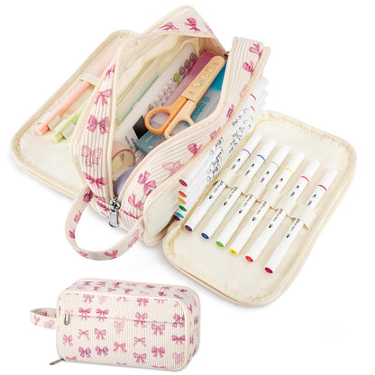 Cute Big Pencil Case Pouch Bag Strawberry for Teen Girls Boy Gift