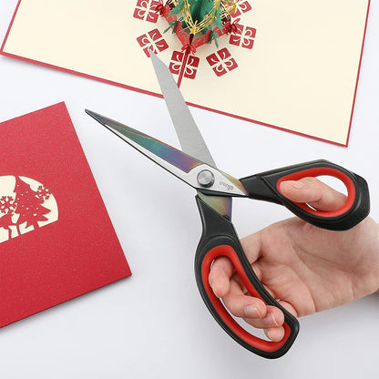 LIVINGO Fabric Scissors 9.5" Professional Tailor Heavy Duty Sewing Shears