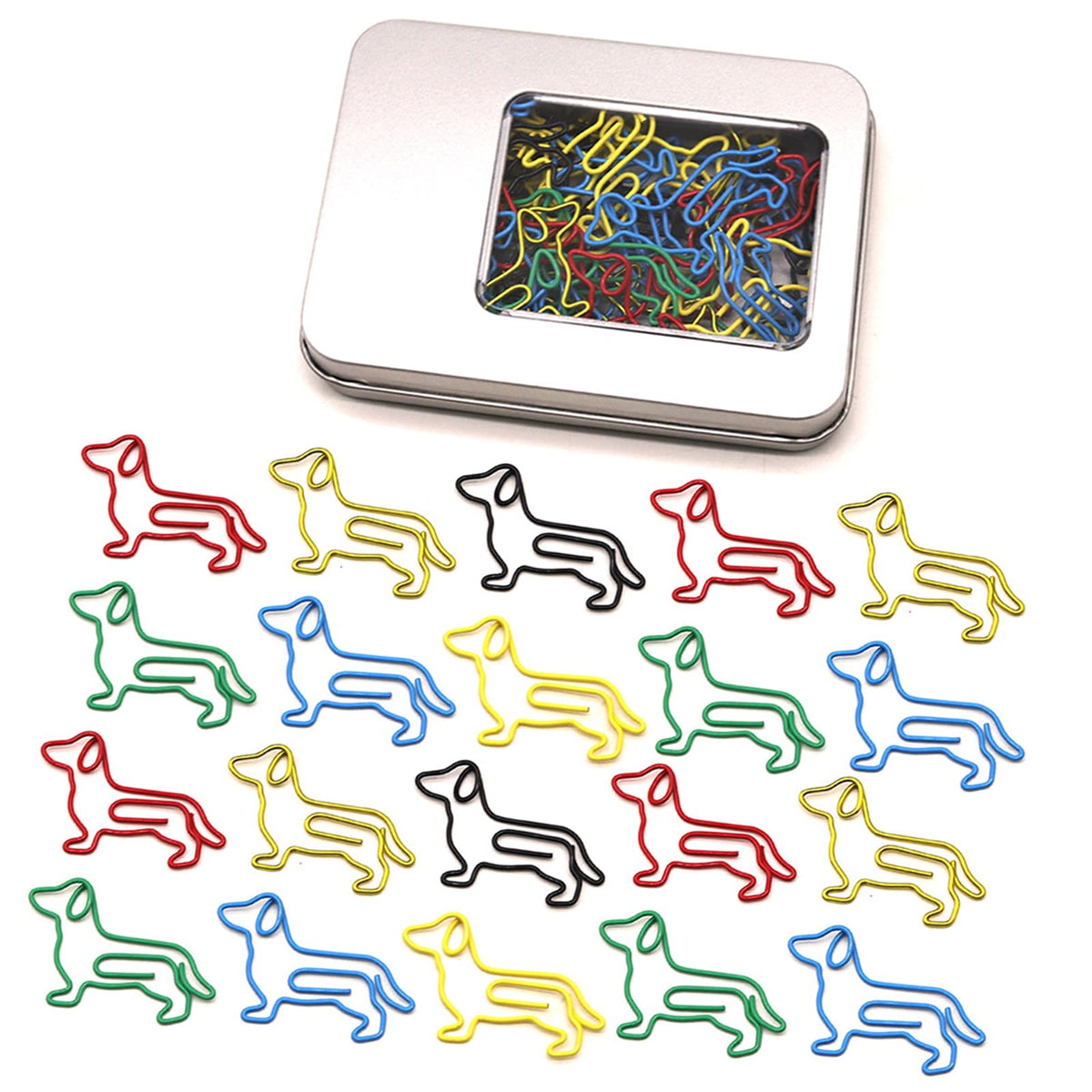 50 Pcs Cute Jumbo Planner Paper Clips 2 Inch, Fun Office Supplies
