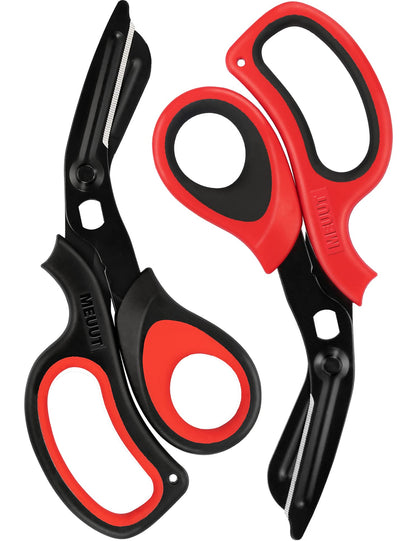 MEUUT Medical Scissors 2-Pack Trauma Shears for Nurses All Purpose Scissors