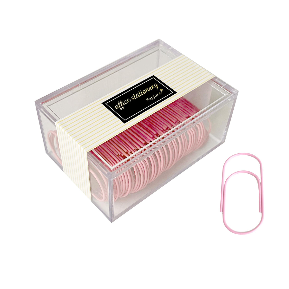 Gold Large Paper Clips, 50pcs 50mm/1.97" Oversized Jumbo Wide Planner Giant Paper Clip Non Skid Smooth Finish Steel Wire Office Supply Invitation Accessories (Gold)