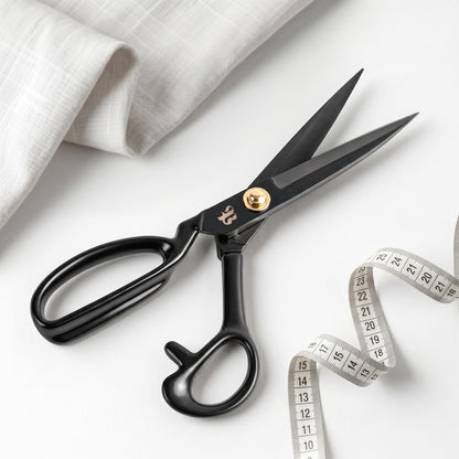 Professional Tailor Scissors 9 Inch for Cutting Fabric Heavy Duty Scissors for Leather Cutting Industrial Sharp Sewing Shears for Home Office Artists Dressmakers