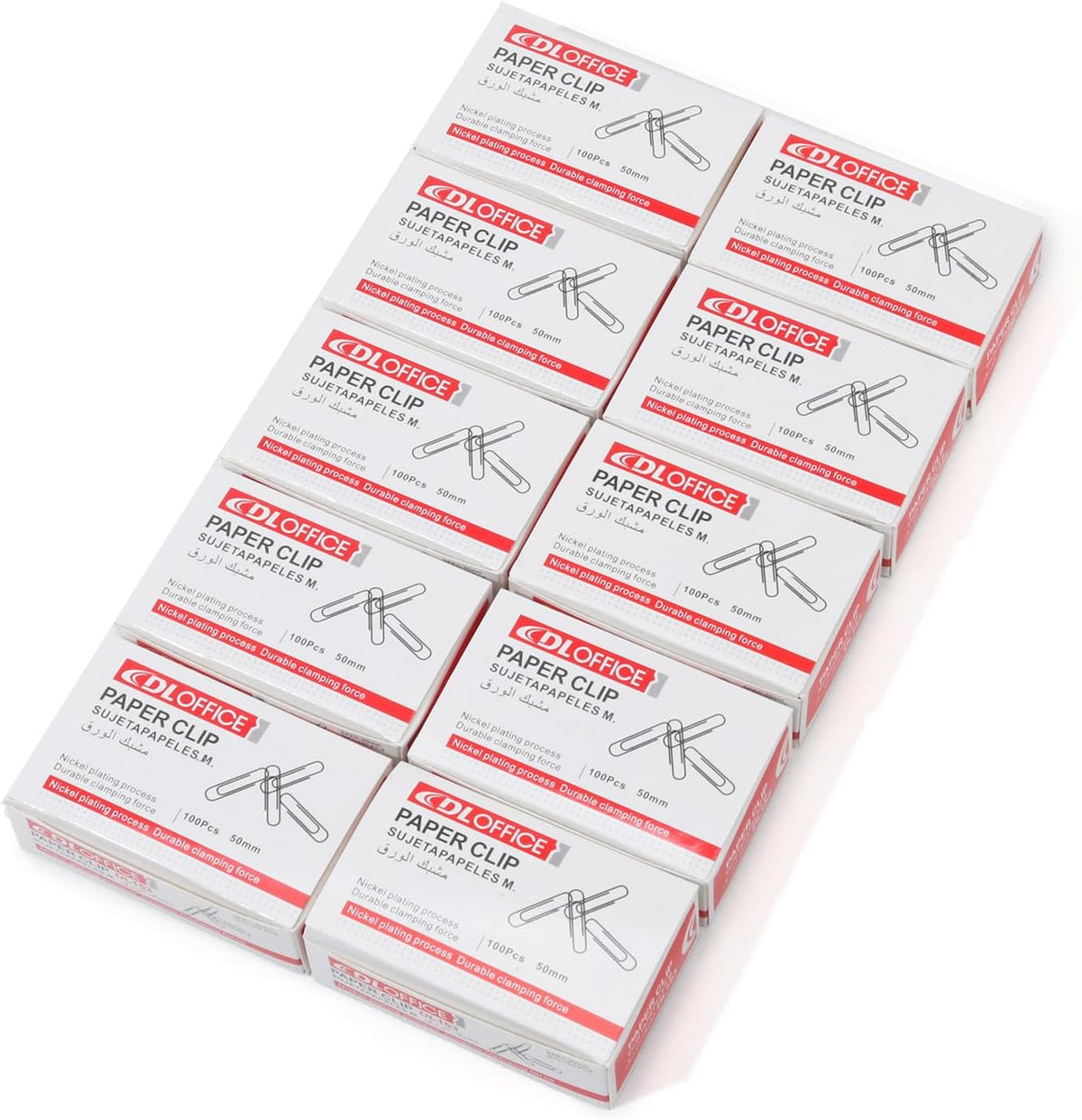 Jumbo Paper Clips,1000 Pcs (10×100),Silver 2.0IN,for Office & School Use