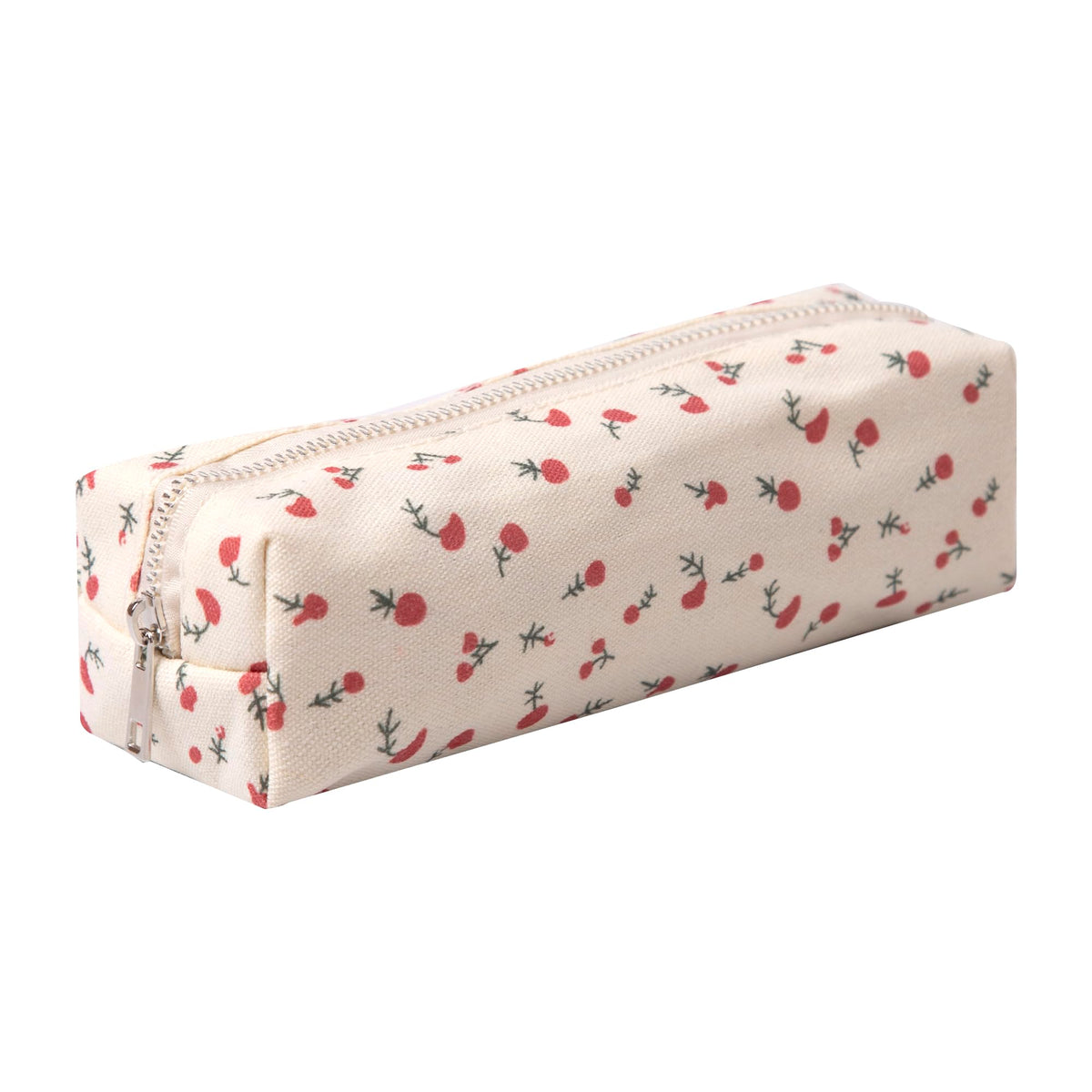 Cute Pencil Case Aesthetic Student Pencil Pouch Coin Pen Pouch Cosmetic Bag Office Stationery Organizer For Kids Teen School (Z-Pink flower)