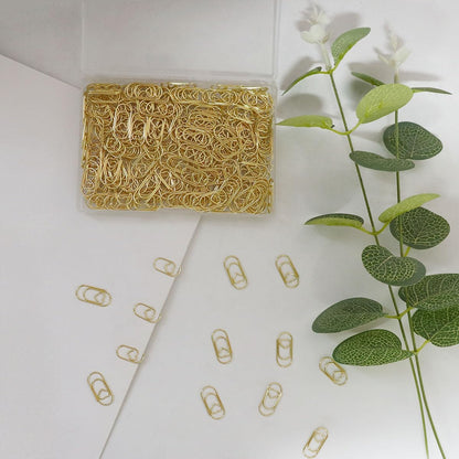 200 Pcs Small Heart Paper Clips Paperclips, 0.78 inch Cute Mini Paperclips