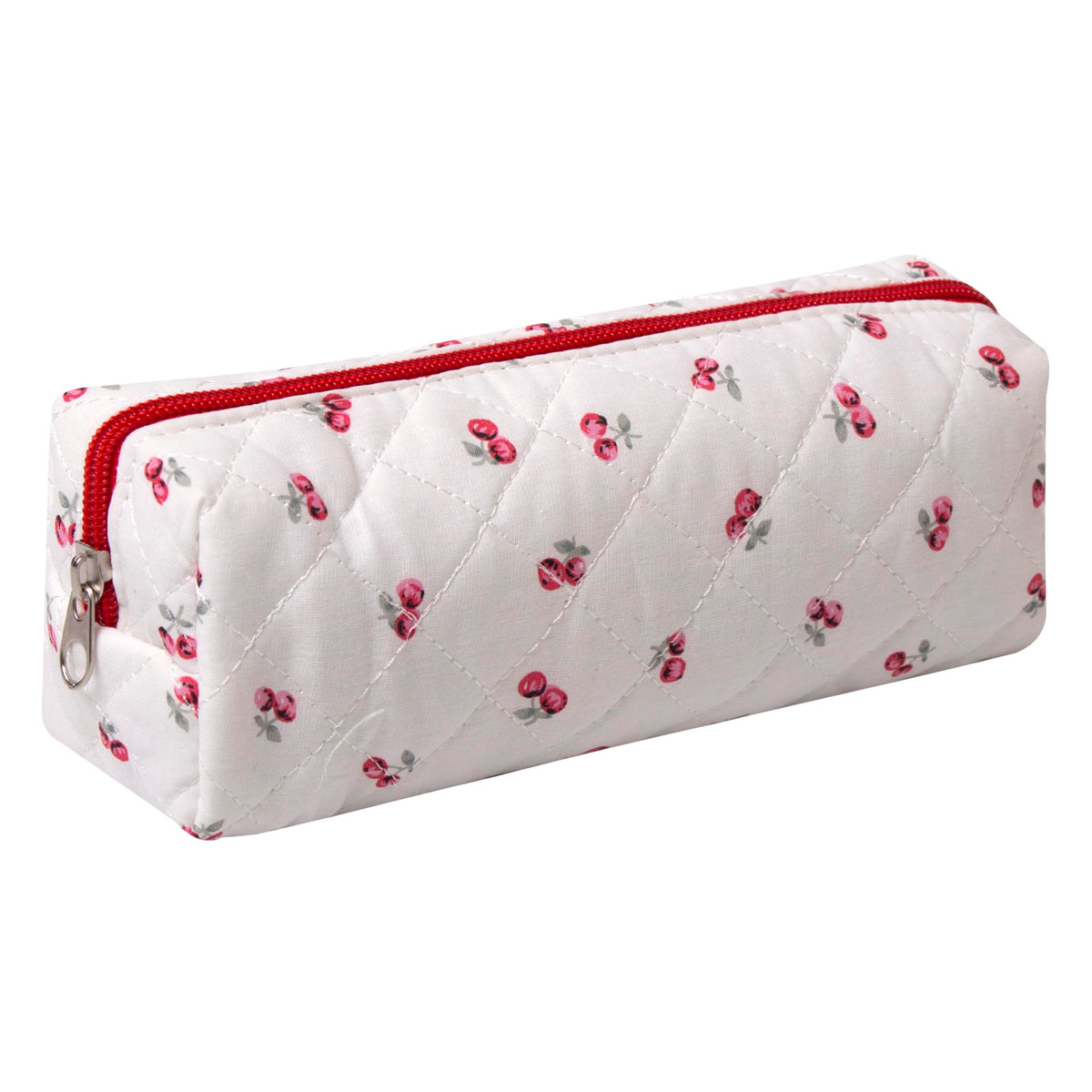 Pencil Case Office College School Storage Bag Pouch Holder Box Organizer Makeup Pouch Cosmetic Bag Aesthetic Cute Pen Case for Girls Boys Kids (Pink floral prints)