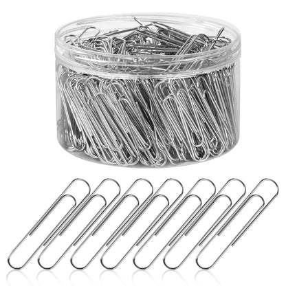 280 Pcs Large Paper Clips, 2 Inch Jumbo Paper Clips, Silver Paperclips, Stainless Steel Large Paperclips Office for Teacher Supplies School Supplies