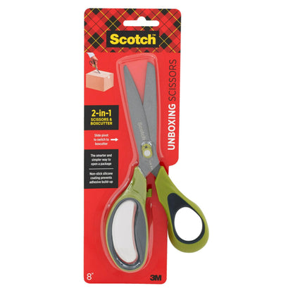 Scotch Multi-Purpose Stainless Steel All-Purpose 2 Pairs of Scissors, 8"