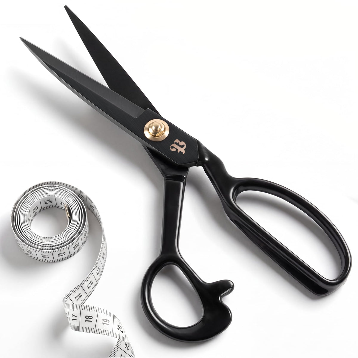 Professional Tailor Scissors 9 Inch for Cutting Fabric Heavy Duty Scissors for Leather Cutting Industrial Sharp Sewing Shears for Home Office Artists Dressmakers