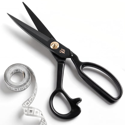 Professional Tailor Scissors 9 Inch for Cutting Fabric Heavy Duty Scissors for Leather Cutting Industrial Sharp Sewing Shears for Home Office Artists Dressmakers