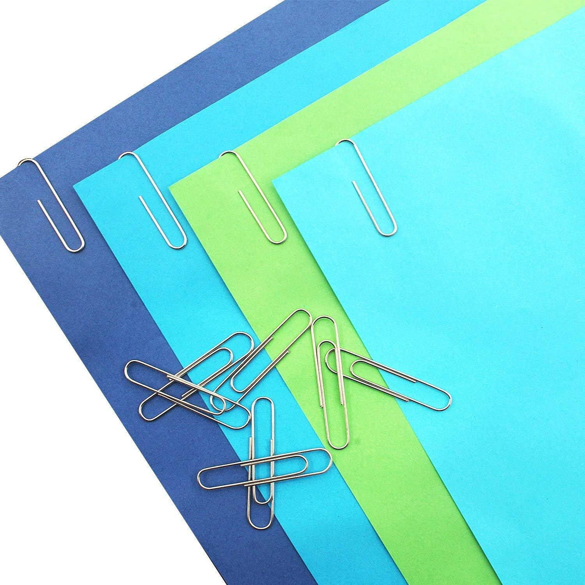 Vinaco Silver Large Paper Clips, 100 Pack 2", Rustproof Office School Use