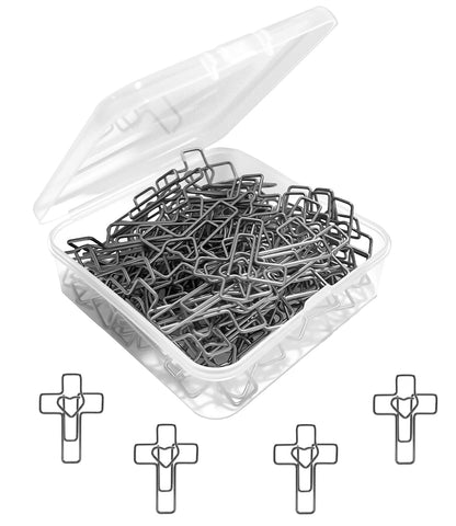 Gold Teardrop-Shaped Paper Clips, 1inch, 200 Pcs