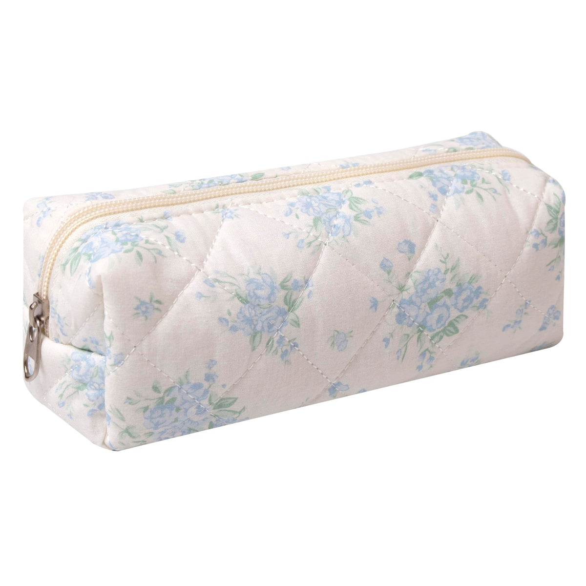 Pencil Case Office College School Storage Bag Pouch Holder Box Organizer Makeup Pouch Cosmetic Bag Aesthetic Cute Pen Case for Girls Boys Kids (Pink floral prints)
