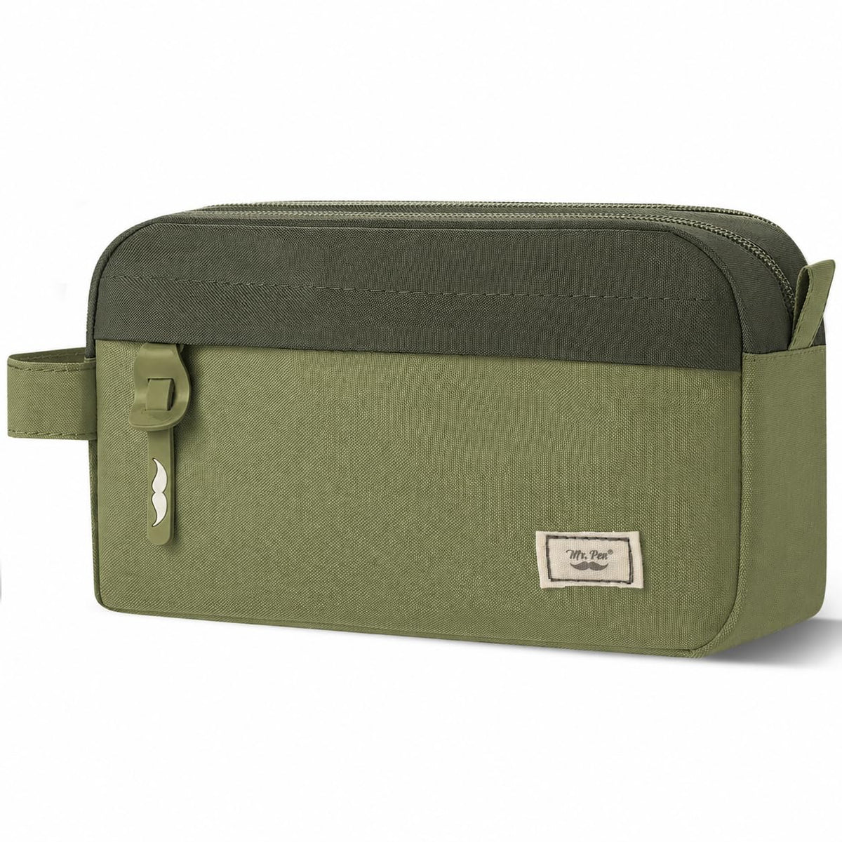 Mr. Pen- High Capacity Pencil Case, Large Pencil Pouch with 3 Compartments and 2 Pockets, Large Pencil Bag with Smooth Zipper, Cute Pencil Case Pouch Organizer, School Supplies for Teens