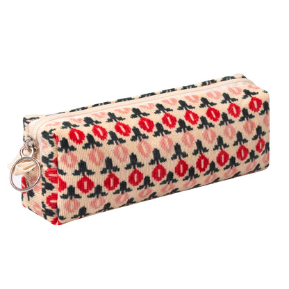 Cute Pencil Case Aesthetic Student Pencil Pouch Coin Pen Pouch Cosmetic Bag Office Stationery Organizer For Kids Teen School (Z-Pink flower)
