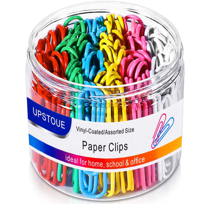 Vinaco Silver Large Paper Clips, 100 Pack 2", Rustproof Office School Use