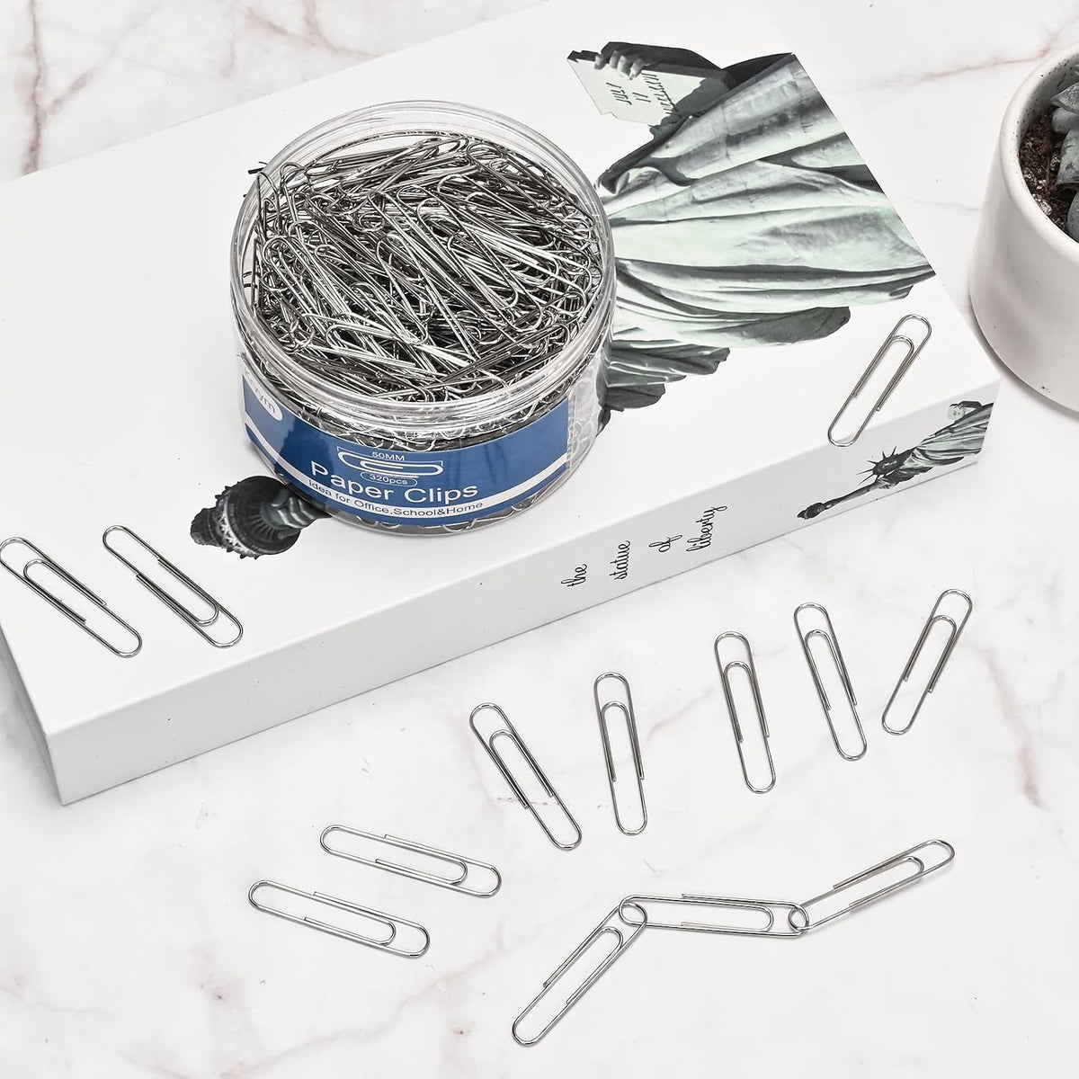 Jumbo Paper Clips,Large PaperClips,320Pcs Paper Clip for School and Office.