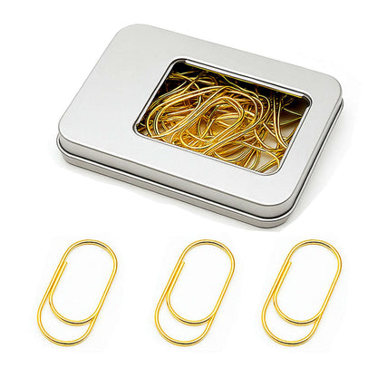 50 Pcs Cute Jumbo Planner Paper Clips 2 Inch, Fun Office Supplies