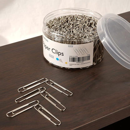 Silver Jumbo Paper Clips, 270pcs 2 Inch (50 mm) Paper Clip, Large Paperclips Great for Office School and Personal Use(2 in, Silver)