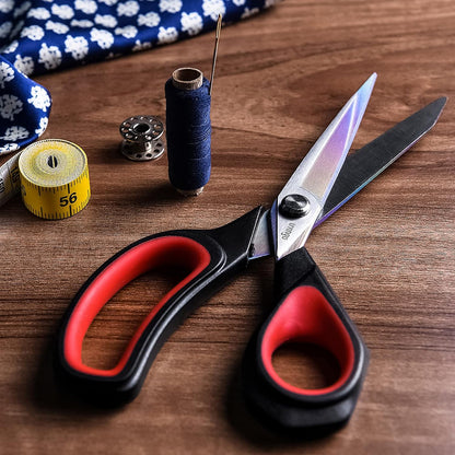 LIVINGO Fabric Scissors 9.5" Professional Tailor Heavy Duty Sewing Shears