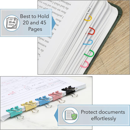 Mr. Pen- Paper Clips and Binder Clips Set, 440 pcs