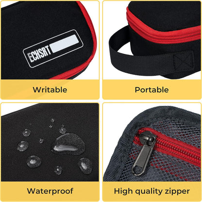 ECHSRT Large Pencil Case, Aesthetic Pen Pouch with Big Capacity, Minimalist Portable Stationery Bag with Handle for Office Organizer Aesthetic Pencil Cases