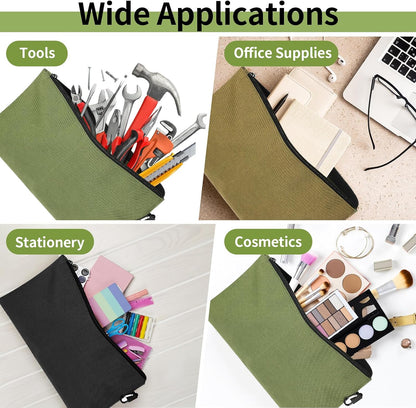 3 Pack Tool Bag Zipper Pouch, Premium Tool Pouch, Utility Storage Organizer