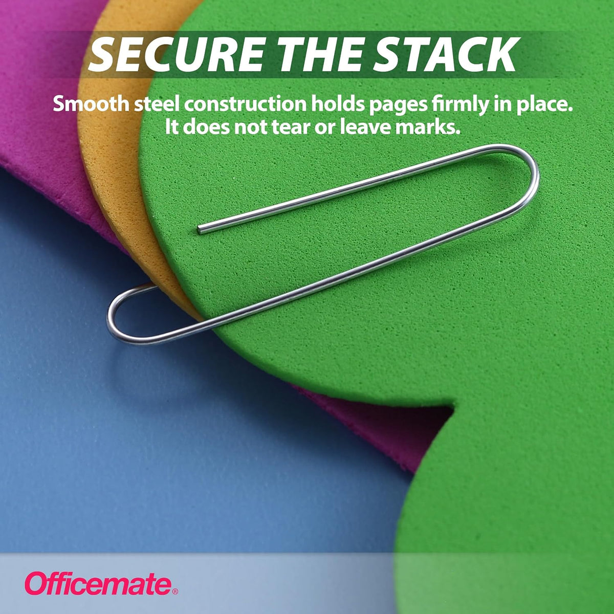 Officemate Giant Paper Clips, Pack of 10 Boxes of 100 Clips Each (1,000 Clips Total) (99914)