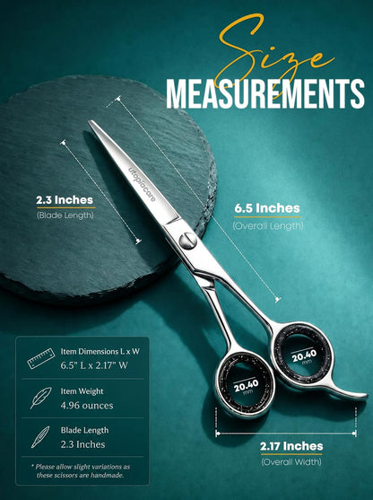Utopia Care Hair Scissors Professional- 6.5inch Stainless Steel Hair Shears