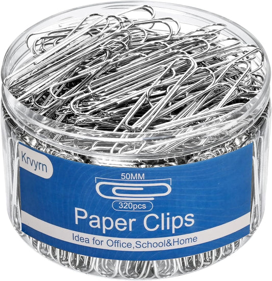 Jumbo Paper Clips,Large PaperClips,320Pcs Paper Clip for School and Office.