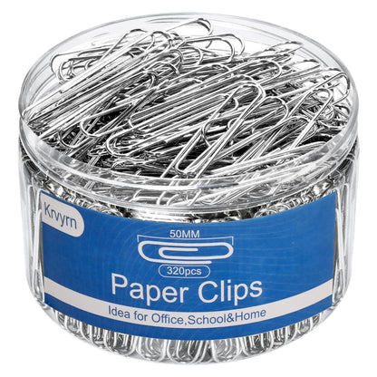 Jumbo Paper Clips,Large PaperClips,320Pcs Paper Clip for School and Office.