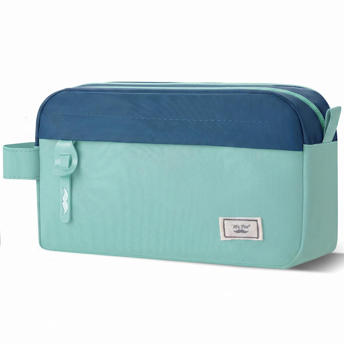 Mr. Pen- High Capacity Pencil Case, Large Pencil Pouch with 3 Compartments and 2 Pockets, Large Pencil Bag with Smooth Zipper, Cute Pencil Case Pouch Organizer, School Supplies for Teens
