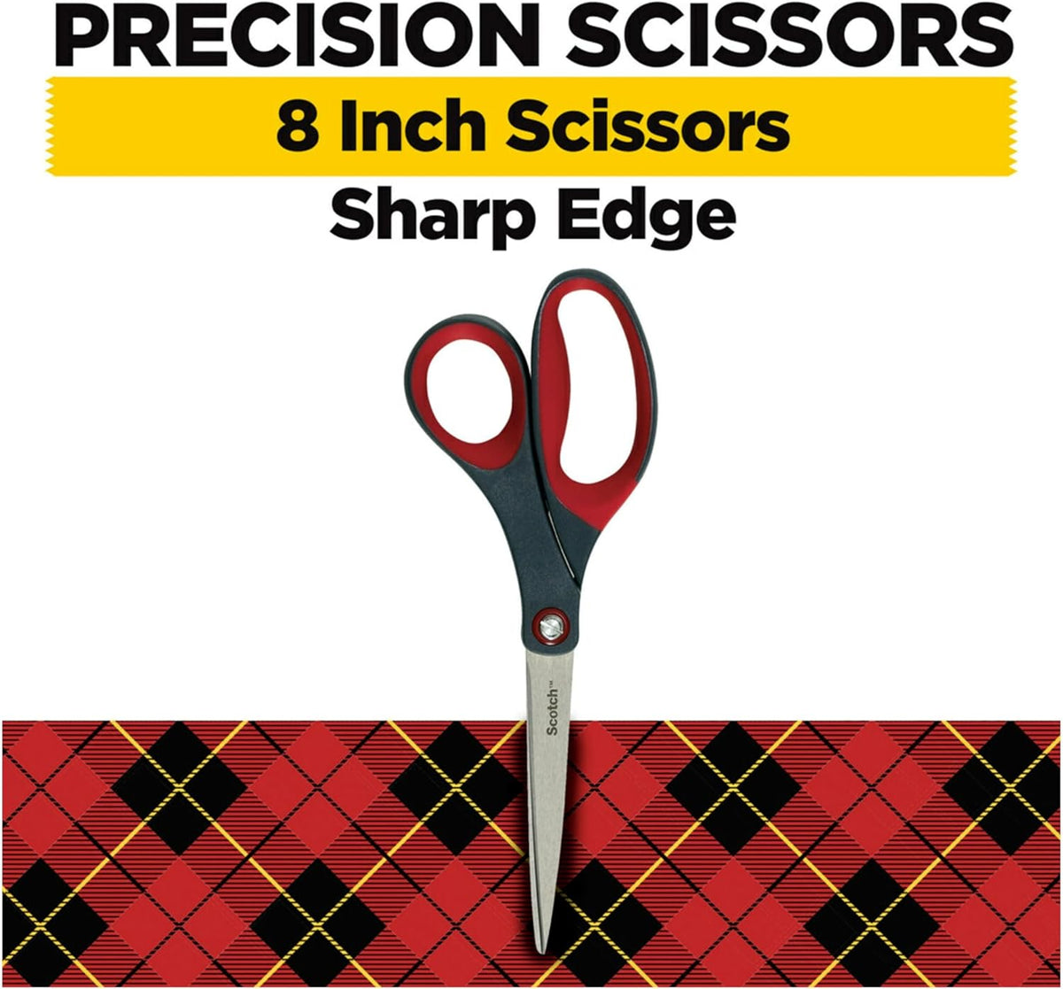 Scotch 8" Precision Scissors Great for Everyday Use