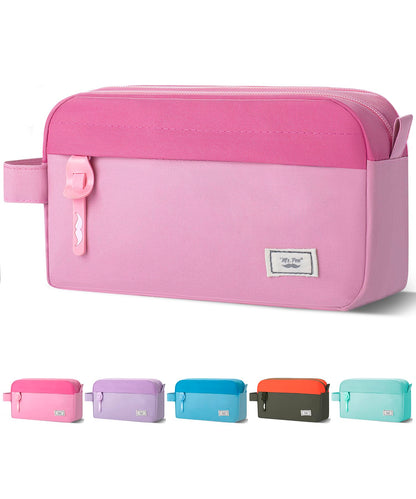Mr. Pen- High Capacity Pencil Case, Large Pencil Pouch with 3 Compartments and 2 Pockets, Large Pencil Bag with Smooth Zipper, Cute Pencil Case Pouch Organizer, School Supplies for Teens