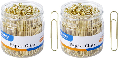 Large Paper Clips, Gold Paper Clips, 2 Inch Paper Clip, Jumbo Paperclips 100/Pack