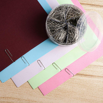 650 PCS Paper Clips Assorted Sizes, Small Medium and Large (1.1", 1.3" & 2"), Paperclips for Office, School, Home Supplies-Silver