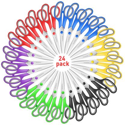 Scissors for Office, Taotree 8"Scissors All Purpose Bulk Set of 5-Pack