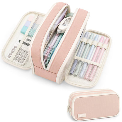 Sooez Large Capacity Pencil Case Pouch, Cute Pencil Pouch Pencil Bag