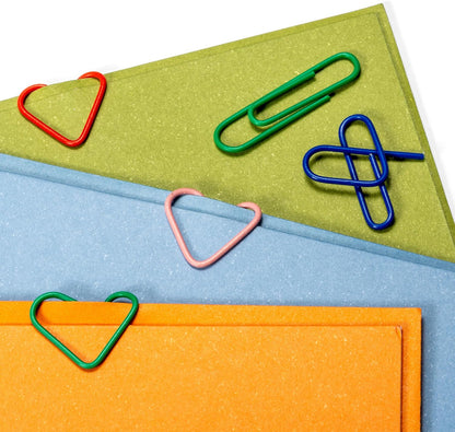 Officemate Vinyl Coated #2 Paper Clips, Assorted Colors, Tub of 1000 (97634)