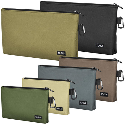 3 Pack Tool Bag Zipper Pouch, Premium Tool Pouch, Utility Storage Organizer